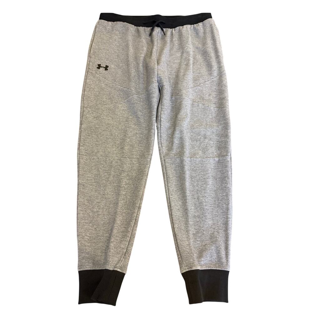 UNDER ARMOUR Gray Black Jogger Sweatpants Pants Men size XL